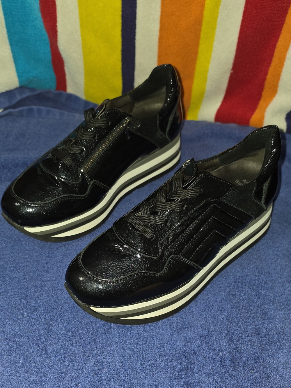 Softwaves 7.78.30 Platform Sneaker Women's Size EU 39 US 8-8.5